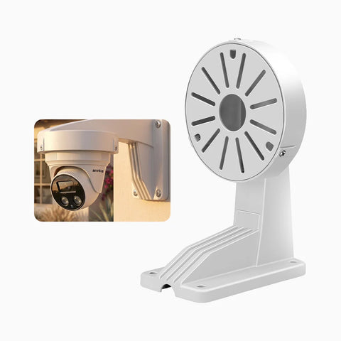 Uchwyt montażowy do kamer monitoringu, wytrzymały metal, montaż ścienny/sufitowy do kamer typu turret, kopułkowych i tubowych, kompatybilny z większością standardowych kamer monitoringu